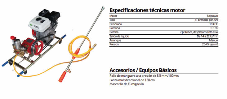 Fumigadora Chasis Solpower SPF168-22C