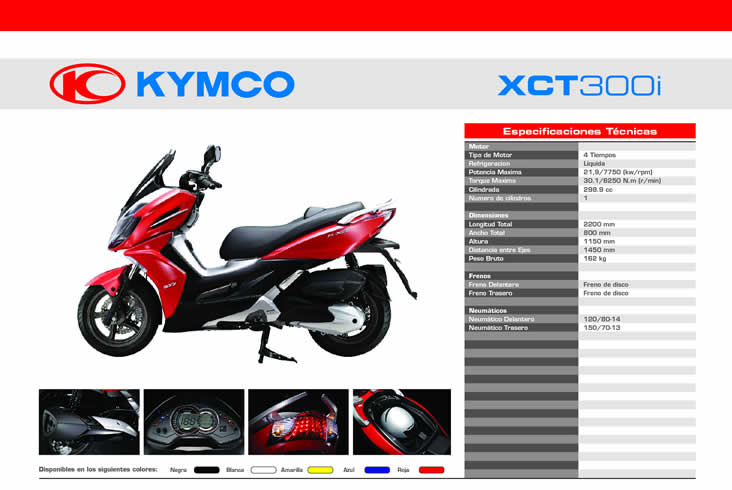 Motos Haojue Kymco XCT300i 