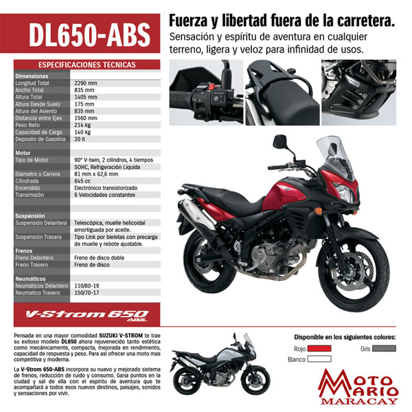 Motos Suzuki DL650