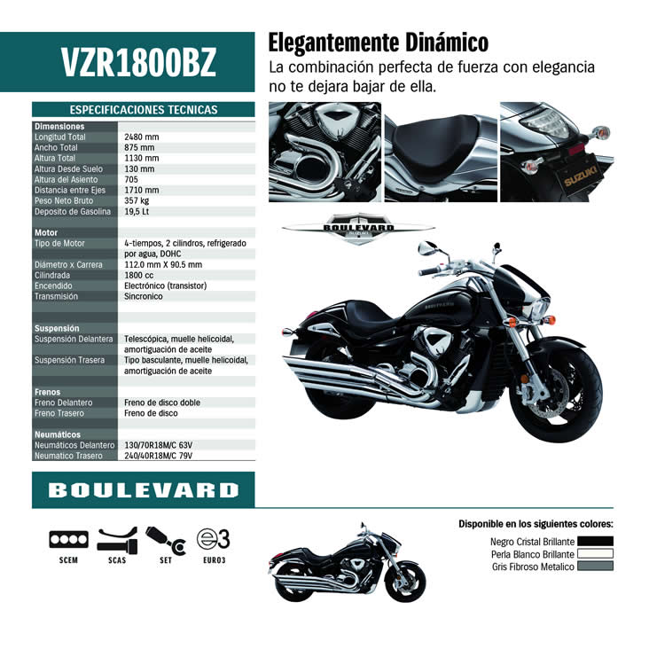 Motos Suzuki VZR1800BZ